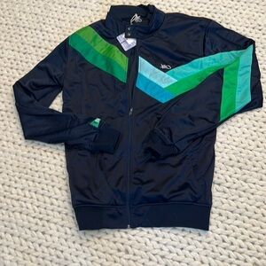 Nation of Hoop Men’s Track Jacket- KIX- “Street is Watching” 2XL NWT